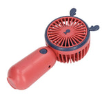 Stay Cool Anywhere with our Portable Handheld Fan - Cute Animal Horn Design USB Rechargeable & Battery Operated Fan for Travel