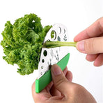 Herb Stripper Tool, 9 Holes Stainless Steel kale Leaf Stripping Zip Tools, Curved Edge Can be Used as a Kitchen Gadgets