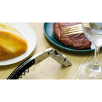Manual Wine Corkscrew Pine Wood Handle Corkscrew and Foil Knife, Multifunctional One-piece Waiter Corkscrew, Mostly Used