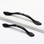 Cabinet Hardware Handle Pull - Furniture Handle for Kitchen Cupboard Door Bow Shape Dresser Bathroom Wardrobe Hardware Knobs（2pcs）