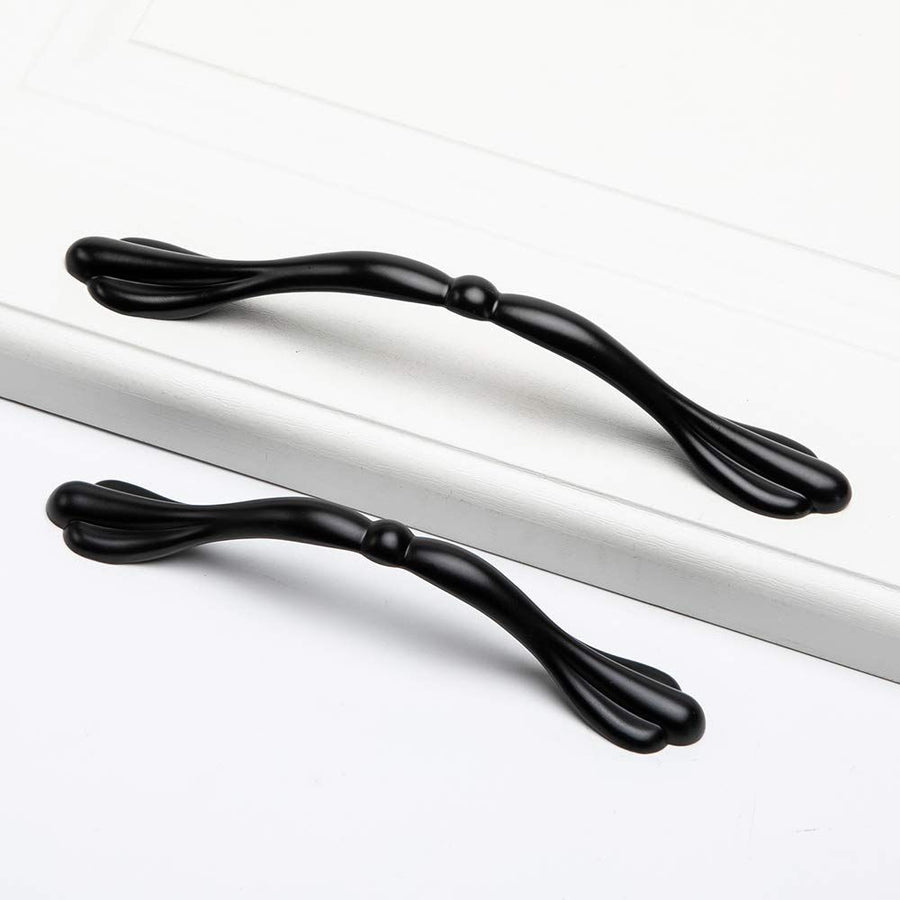 Cabinet Hardware Handle Pull - Furniture Handle for Kitchen Cupboard Door Bow Shape Dresser Bathroom Wardrobe Hardware Knobs（2pcs）