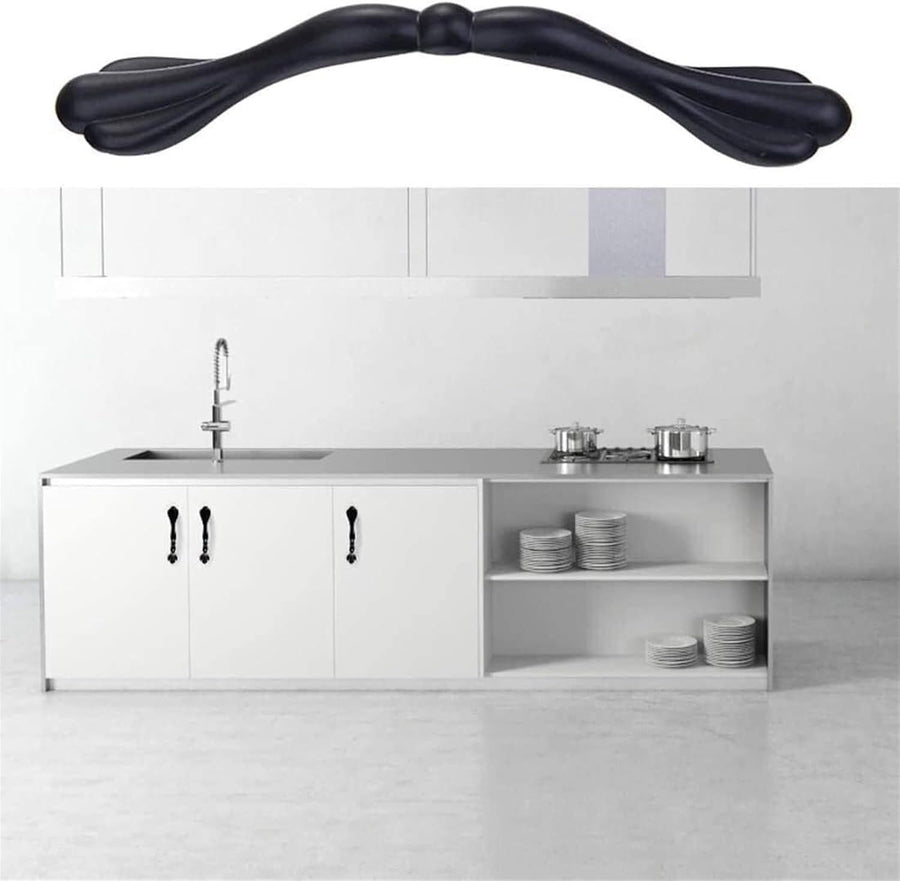 Cabinet Hardware Handle Pull - Furniture Handle for Kitchen Cupboard Door Bow Shape Dresser Bathroom Wardrobe Hardware Knobs（2pcs）