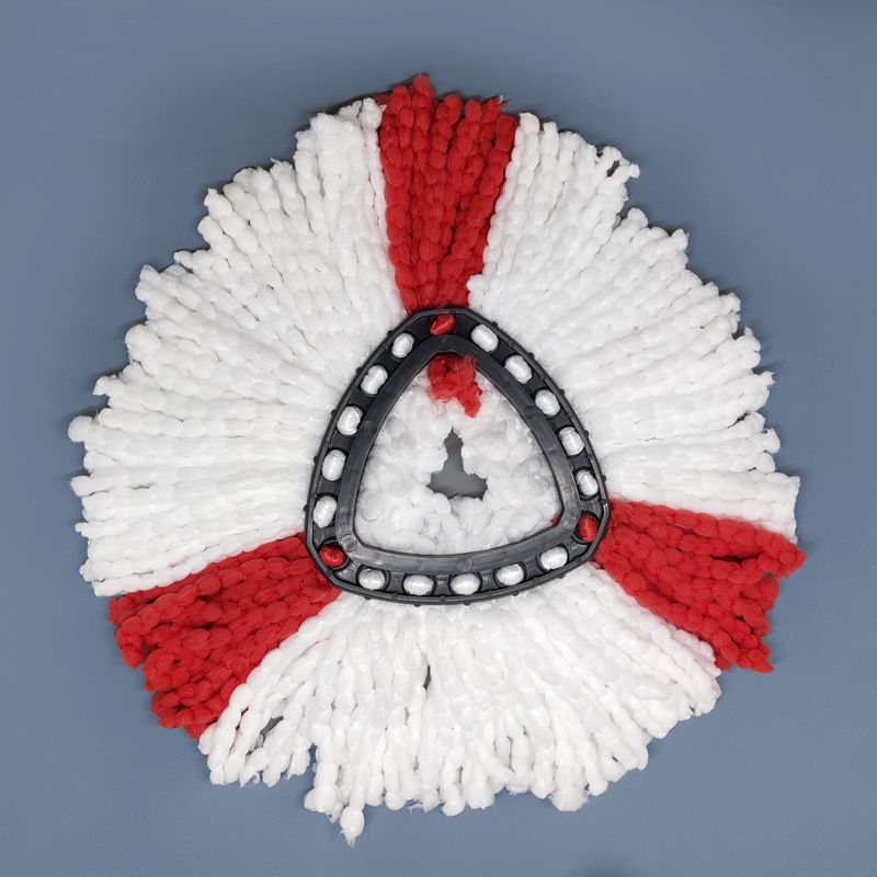 Spin Mop Refills, Triangle Spin Mop Head- Microfiber, Deep Cleaning Machine Washable,  Spin Mop Heads Replacements Microfiber