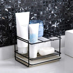 Kitchen Sponge Holder Sink Organiser Dishwashing Liquid Soap Brush Towel Drainer Rack Bathroom Storage
