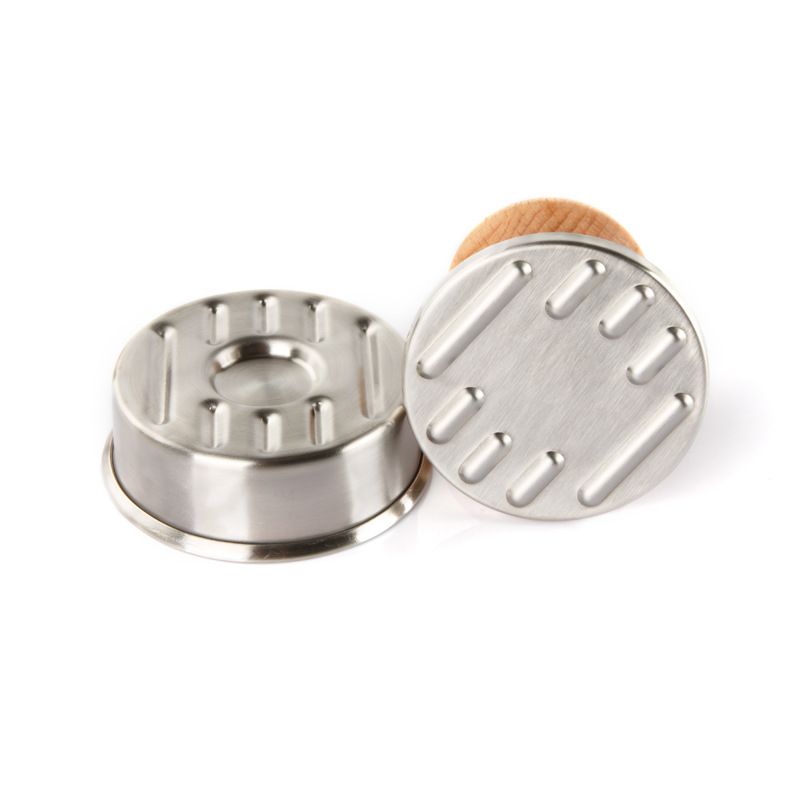 Hamburger Press, Stainless Steel Burger Press Hamburger Maker, Hamburger Patty Maker, Non Stick Hamburger Mold for Easily