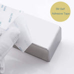Adhesive Hand Towel Holder Towel Bar for Bathroom Wall Sticky Towel Hanger No Drilling Stainless Steel Towel Ring for Kitchen