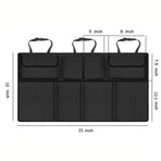 Car Trunk Organizer, Backseat Hanging Organizer with Large Storage Bag Super Capacity -Trunk Organizer