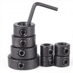 8Pcs Woodworking Drill Bit Depth Stop Collars Ring Positioner Locator with Hex Wrench to Tighten and Stops Set