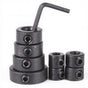 8Pcs Woodworking Drill Bit Depth Stop Collars Ring Positioner Locator with Hex Wrench to Tighten and Stops Set