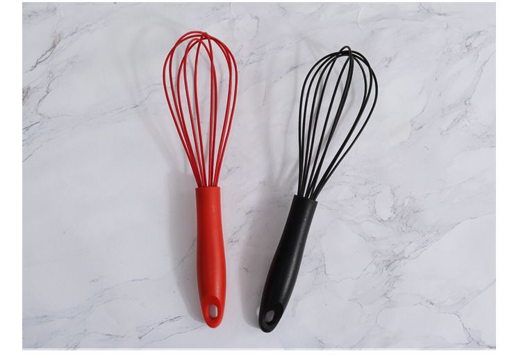 Egg whisk, silicone kitchen mixer, food silicone balloon stirrer, egg whisk, kitchen utensils for mixing, whipping-2pcs