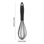 Egg whisk, silicone kitchen mixer, food silicone balloon stirrer, egg whisk, kitchen utensils for mixing, whipping-2pcs