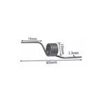 French Door Refrigerator Spring For Compatible With Models RF267AFWP RF267HERS RF268ABBP RF268ABPN RF268ABRS RF268ABWP-2pcs