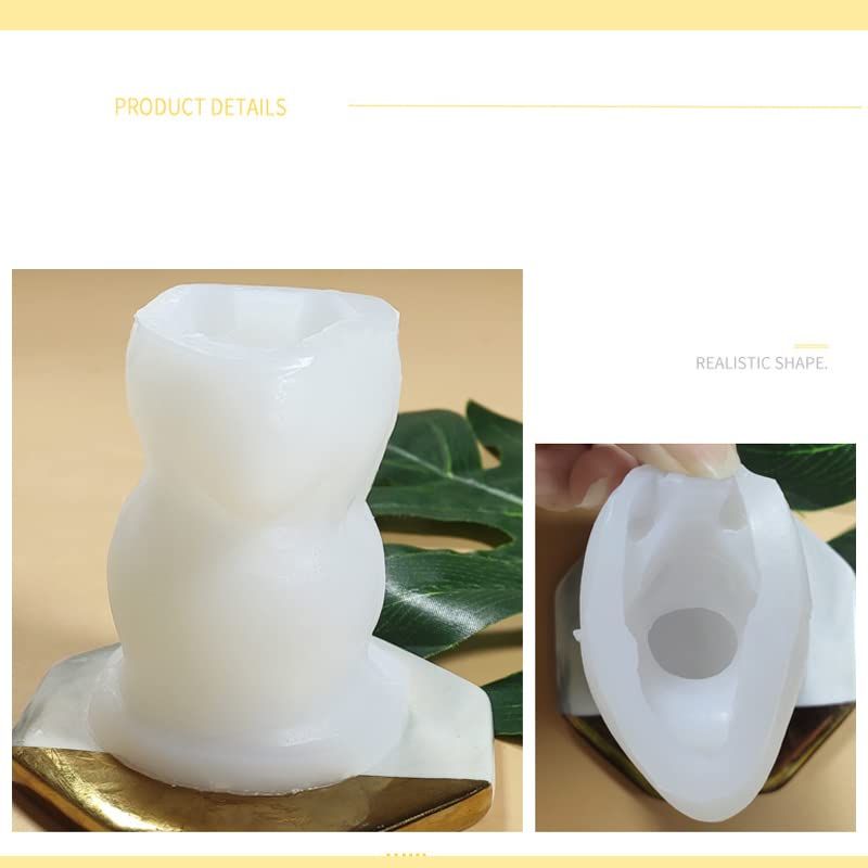 Silicone Mold Candle Silicone Stencil Easy to Clean DIY Creatives Template For DIY Candle Soap Chocolate