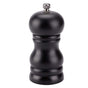 Salt and Grinder 4 Inch Wooden Mills Shakers with Adjustable Coarseness for Seasoning Meal Prep Cooking Dining Black