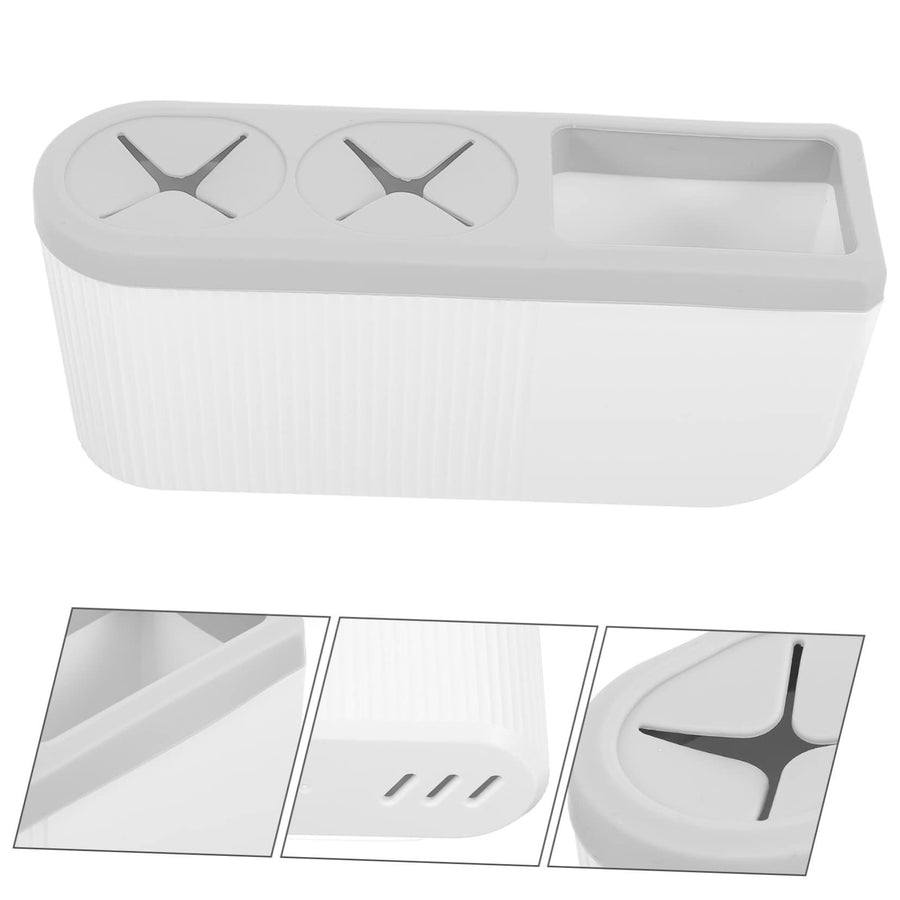 Toothbrush Holder Bathroom Storage Box Toothbrush Holder Shaving Makeup Brush Electric Teeth Brush Toothpaste Holder Organizer