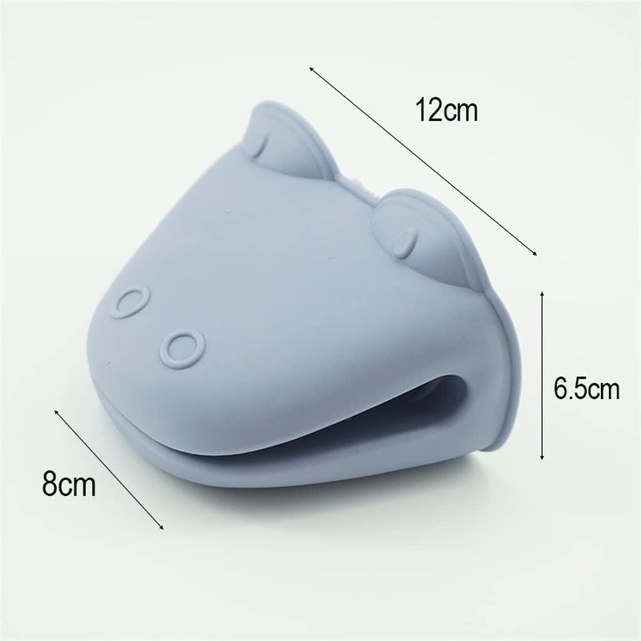 Oven Mitt 1Pc Silicone Kitchen Barbecue Gloves Heat Resistant Pliers Insulation Non Stick Anti-Slip Support Cooking Baking