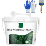 Long-Lasting Tree Whitewash Agent,525g 18.51oz White Whitewash Paint for Wood,White Tree Coating for Winter Cold (1PCS)