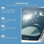 Windshield Rain Repellent Spray, 100ML Hydrophobic Glass Water Repellent Spray, For Auto Windshields, Mirrors, And Windows, Multi-Surface Waterproof Cleaner