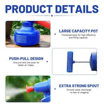 Large Hand Pump Diatomaceous Earth Atomizer | Garden & Poultry Powder Dispenser | Dry Diatomite Sprayer for Fleas, Bed Bugs & Cockroaches