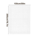 DIY Adjustable Window Screen Mesh Nylon Insect Bug Screen for House Windows Sliding Casement Windows - Cut to Size Replacement Screen Roll for Home Kitchen Bathroom Ventilation Airflow