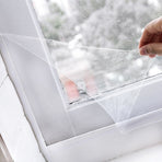 DIY Adjustable Window Screen Mesh Nylon Insect Bug Screen for House Windows Sliding Casement Windows - Cut to Size Replacement Screen Roll for Home Kitchen Bathroom Ventilation Airflow