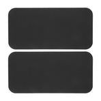 2Pcs Durable Black Kneeling Mat with Antislip Bottom for Gardening and Construction Work