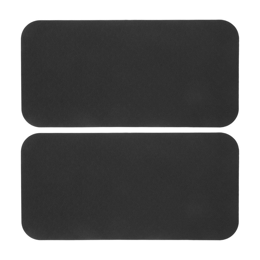 2Pcs Durable Black Kneeling Mat with Antislip Bottom for Gardening and Construction Work