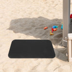 2Pcs Durable Black Kneeling Mat with Antislip Bottom for Gardening and Construction Work