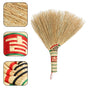 Compact Hand Broom in Light Yellow, Sorghum Bristles, Perfect for Desk Cleaning and Small Spaces