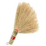 Compact Hand Broom in Light Yellow, Sorghum Bristles, Perfect for Desk Cleaning and Small Spaces