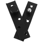 Black Stainless Steel Invisible Pivot Hinge for and Door Hardware Installation