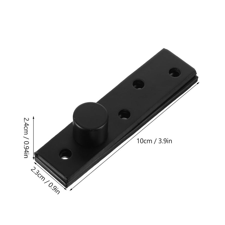 Black Stainless Steel Invisible Pivot Hinge for and Door Hardware Installation