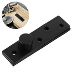 Black Stainless Steel Invisible Pivot Hinge for and Door Hardware Installation