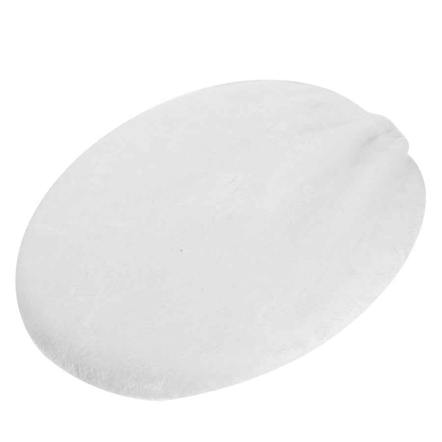 Toilet Seat Lid Cover, Washable, Dustproof, Comfortable, White, Plush