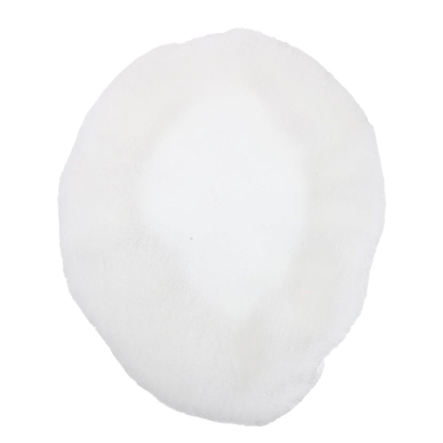 Toilet Seat Lid Cover, Washable, Dustproof, Comfortable, White, Plush