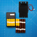 Plastic AA Battery Holder Case with Easy Install Design, Safe Storage Box for Battery Replacement and Organization