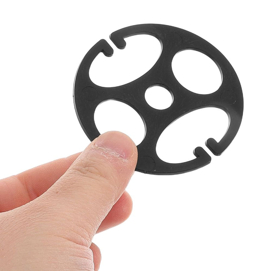 Black Plastic Seat Cover Clip Hook for Car Cushion Fixing with Plum Blossom Design Grip