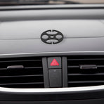 Black Plastic Seat Cover Clip Hook for Car Cushion Fixing with Plum Blossom Design Grip