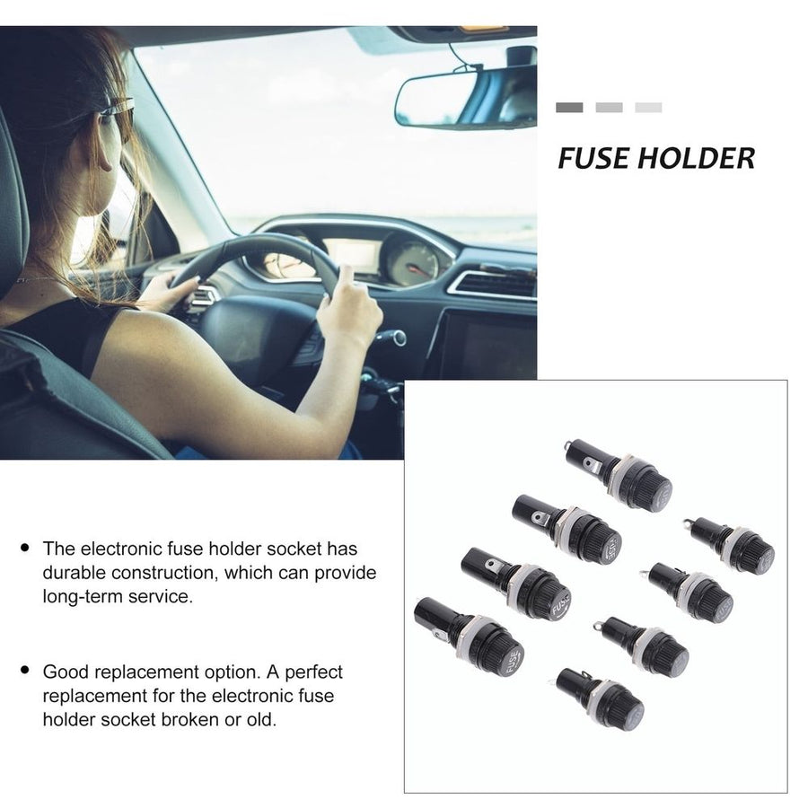 16-Piece Automotive Fuse Holder Panel Mount Kit for Car Repair and Electrical Projects