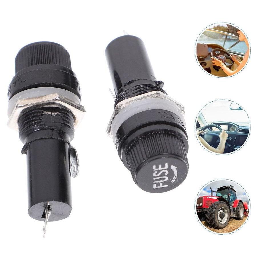 16-Piece Automotive Fuse Holder Panel Mount Kit for Car Repair and Electrical Projects