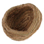 Brown Straw Woven Chicken Coop Nest for Backyard Egg Collection