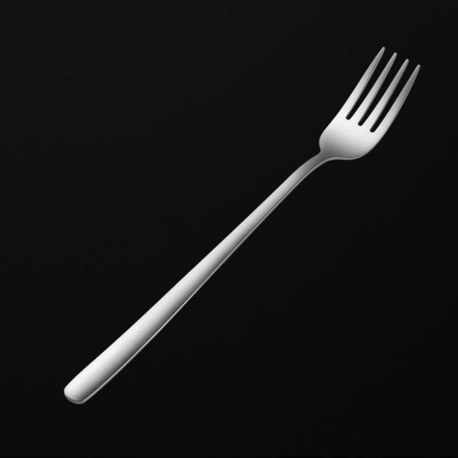 Plated Silver Stainless Steel Forks Long Handle Comfortable Grip 3Pcs