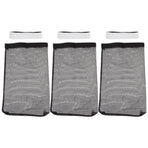 Nylon Dryer Lint Catcher, Black, Compact Design, Easy to Carry, 3Pcs