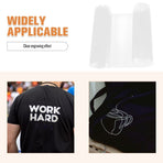 Transparent Self-Adhesive Heat Transfer Vinyl Roll for Crafts, Versatile Lettering and Membrane Applications