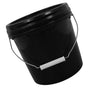 Multipurpose Black PP Storage Bucket, Durable and Leakproof Design