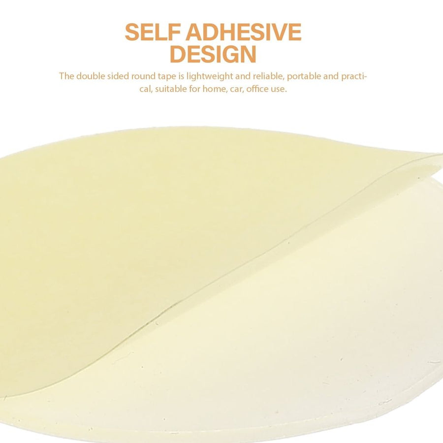 Double Sided Round Pad Tape Transparent Acrylic Easy to Use for Home 24Pcs