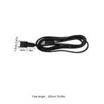Safe Recliner Power Cord Replacement Black for Easy Installation