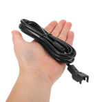 Safe Recliner Power Cord Replacement Black for Easy Installation