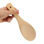 4Pcs Bamboo Rice Paddle Safe Material Ideal for Stirfrying and Frying