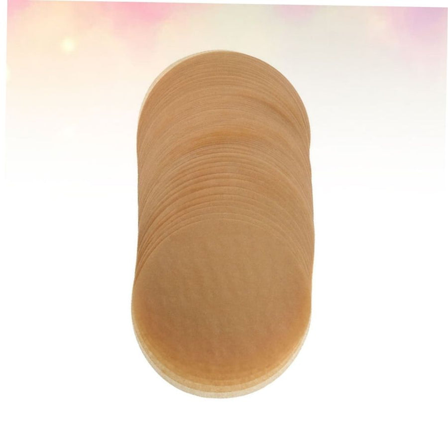 100Pcs Silicone Coated Round Baking Paper Sheets Oil Proof and Waterproof for Bbq